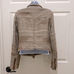 Free People Brown Tapestry Moto Jacket Photo 4