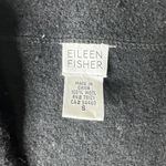 Eileen Fisher Women's‎  Small Black Long 100% Wool Button Cardigan Jacket Pockets Photo 2