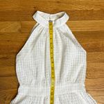 Adelyn Rae  Women’s XS White Checker Angel Check Seersucker Sleeveless Dress Chic Photo 3