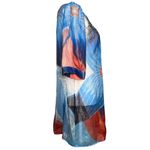 Diane Von Furstenberg  Batik Land Nessa Silk Chiffon Dress Sheer Beaded Size 10 Photo 1