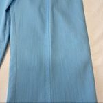 Cathy Daniels Cathy Daniel’s Straight Leg Pull On Jean Pants M Stretch Aqua Blue Slubbed Photo 7