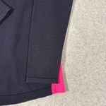 Sail To Sable  Women's Wool Blend Pullover Sweater Size L Navy Pink Crew Neck Photo 1