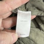 J. Jill Pure Jill Olive Green Linen Open Front Cardigan Coatigan Ruffle Size M Size M Photo 9