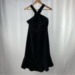 Foxiedox Aviana High Low Halter Dress in Black Size Extra Small Photo 3