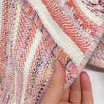 Chico's  Pink & Orange Tweed Open Front Blazer Jacket L Photo 2