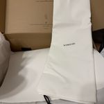 Vince  NY Beverly Wedge Leather Boots Size 8.5 Black- NEW In Box with dust bag! Photo 4