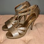 Maurice's Gold glitter heels size 8.5! Photo 0