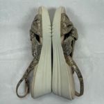 Amalfi Rangoni Wedge Sandals Pillow Feel Slingback Gold Sparkle Size 6 Photo 8