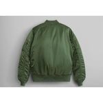 Alpha Industries NWT  Reversible‎ MA-1 Bomber Jacket Olive Orange Womens, L Photo 1