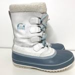 Sorel 1964 PAC Lace Up Waterproof White Leather Snow Boot 6 Photo 4