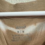 Aerie  Tan and White Tie-Dye Tank Photo 1