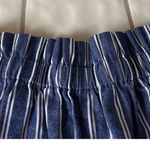SheIn Women’s Size Small Short Shorts Loose Fit Elastic Waist Blue/White Stripe Photo 8