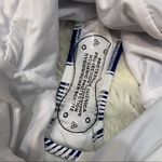 Cupshe NEW Striped Navy And White Wrap Crossover Halter One Piece Swimsuit Small Photo 9