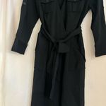 Etcetera Elegant Black Wrap Dress Photo 8