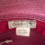 Corti NWT  Italy Wide Brim Rhinestone Feather Church Wedding Formal Hat Pink Vtg Photo 9