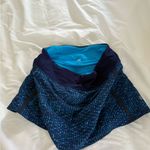 Lululemon  Blue Pattern Mini Logo Skirt Short Skort Athletic Gym Tennis Photo 3