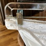 White Bikini Bottoms Mossimo Swimsuit New Womens Large Crochet Lace Size undefined Photo 8