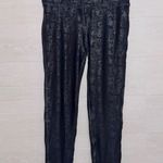 Mono B Women's Black high Waisted Pull On Athletic Leggings size large Photo 1