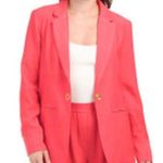Ellen Tracy NWT  Geranium Airflow Blazer With Grommet Snaps Photo 0