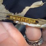 Swim Systems Leopard Print Tankini Halter Bikini USA Made D Black Size undefined Photo 5