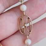 Vintage Van Dell natural pearl with 12k gold filled bracelets Photo 2