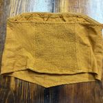 Free People  Brown Strapless Crop Top Size‎ Medium Photo 1