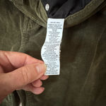 Celebrity Pink Olive Corduroy Wide Leg Raw Hem Slit Pants 11/30 Photo 6