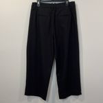 Vince  Black Wool Blend Cropped Wide Leg Pants Size 12 EUC Photo 3