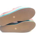 Shane Justin Rainbow Platform Glitter Sandals Size 39/ US 8.5 Red Photo 7