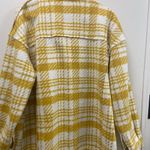 JODIFL  Shacket size 1xYellow/gold and white plaid Photo 5