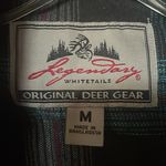 Legendary White Tails  original deer gear button up flannel shirt size M Photo 1