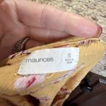 Maurice's Small Yellow and Pink Short Sleeve Blouse Photo 6