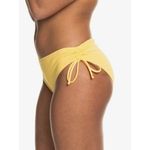 Roxy Beach Classics Full Bikini Bottom Cinch Tie Mid Rise Yellow XS Photo 1