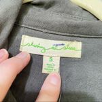 Staring At Stars Anthropologie Staring Stars Green Embroidered Boho Long Sleeve Blouse Womens S Photo 2