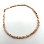 Puka orange shell necklace Photo 4
