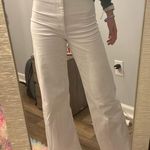ZARA High-Waisted ZW Marine Straight Jeans White Size 2 Photo 5