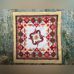 Vintage Native American tribal cotton bandana Yellow Photo 4