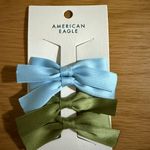 American Eagle NWT:  Blue and Green 4 pack hair bow clips Photo 1