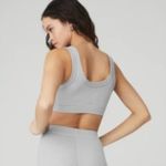 Alo Yoga  Wellness Bra in Heather Gray Size XS $89 Photo 1