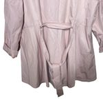 Betsey Johnson Betsy Johnson blush pink rose button trench coat sz 3X Photo 3