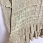 Free People  Tamasi Ruffle Tunic in Lichen Size Small Photo 4
