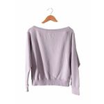 Spiritual Gangster  Peace Vida Boatneck Sweatshirt Lilac Pullover Size Small NEW Photo 4