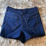 Altar'd State Altar’d State stretch high rise fixed cuff denim shorts dark wash 29/9 Photo 4