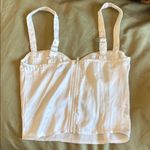 Princess Polly  White Satin Corset Top Photo 1