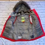 Burton  Vest Ski Snowboard Fur Trim Hooded Red Small Womens Puffer Winter Dryride Photo 14