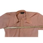 Vintage TownCraft Women's Peach Button Down Shirt Size 18 Dead stock 80’s Pink Photo 8