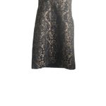 Ann Taylor  LOFT Strapless Black Gold Brocade Mini Dress 4 Formal Whimsy Fairy‎ Photo 11