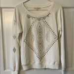 Hot & Delicious White Studded Women's Top Photo 0