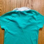 Lacoste Vintage Teal Green Polo Shirt Top Womens 42 Small Photo 7