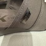 AK Sport Metallic Silver Slides Sandals Slip On Wedge Heel Akchanay Sz 9M Photo 4